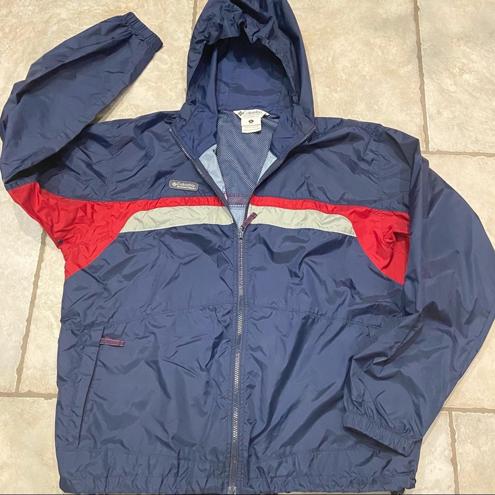 Columbia Windbreaker Jacket Lightweight Coachella Fashion